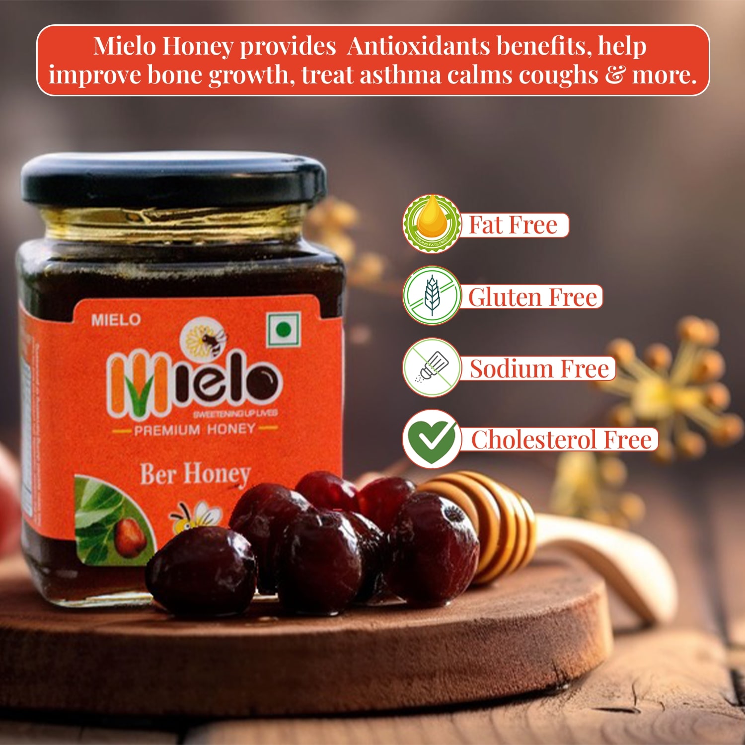 Mielo Ber Honey Combo (500g x 2)