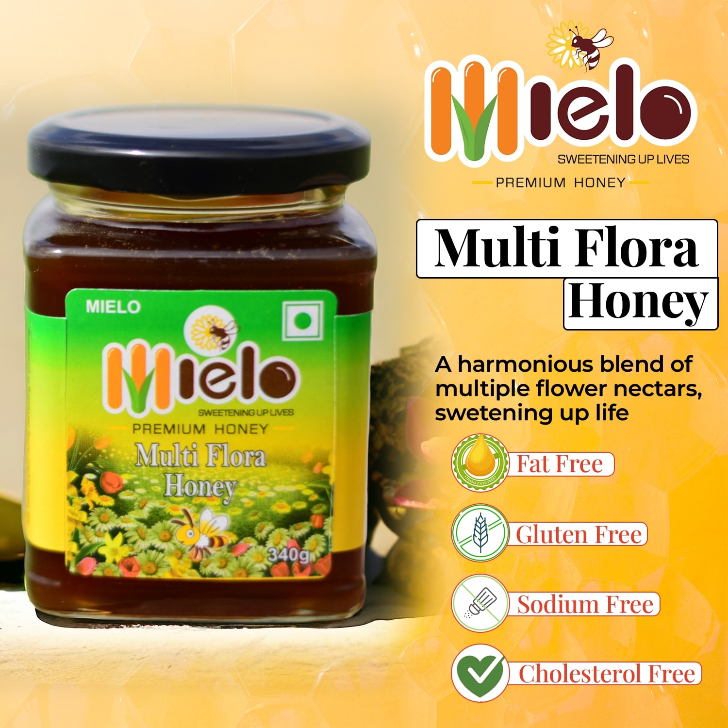 Multiflora Honey 340g