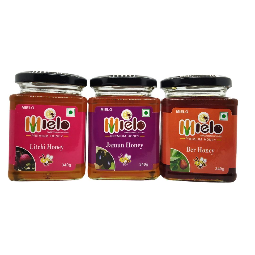 Mielo Ber Litchi Jamun Honey 340g