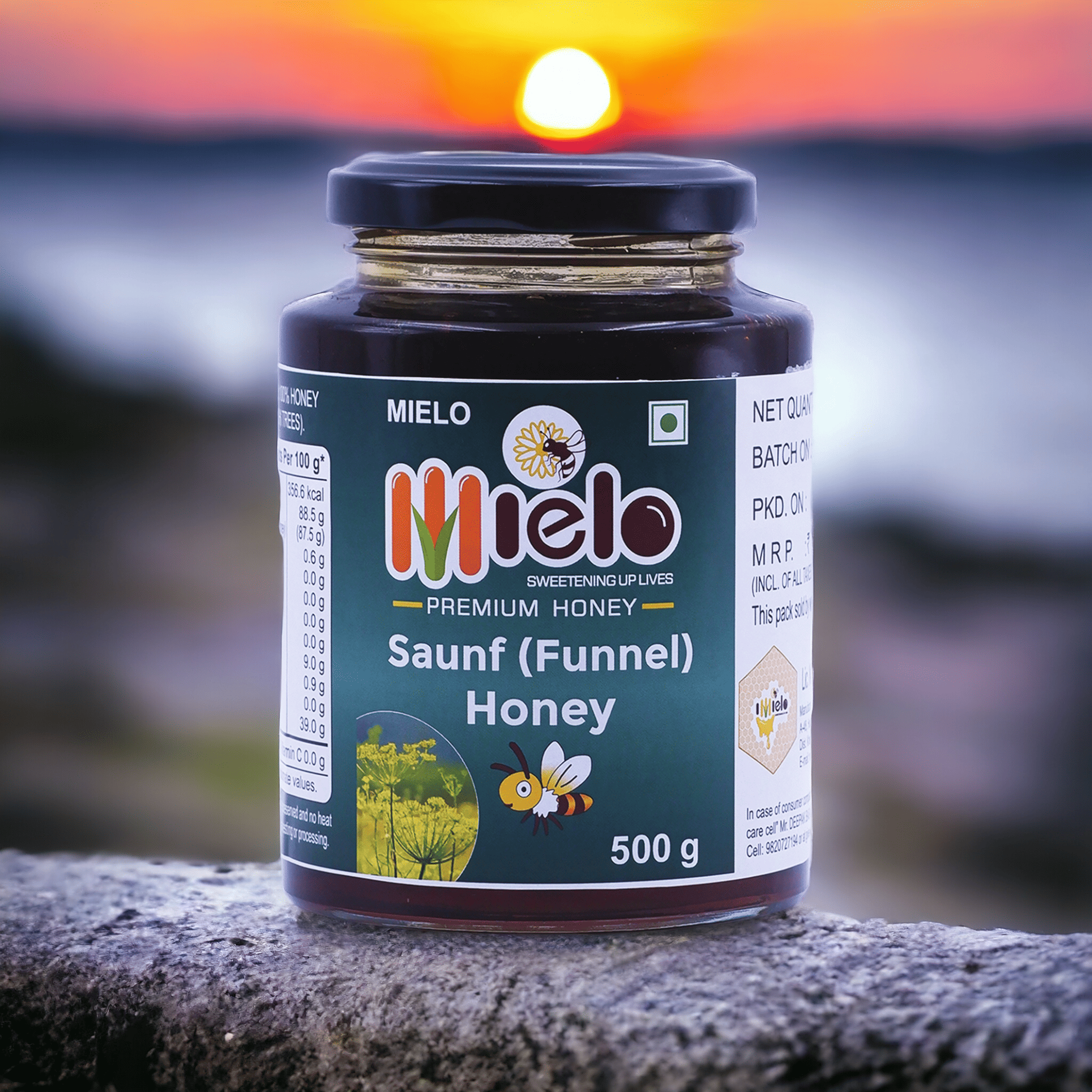 Mielo Saunf honey 500g 