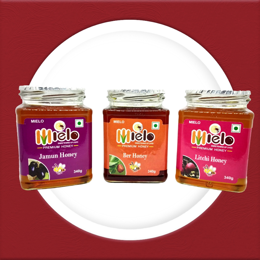 Mielo Ber Litchi Jamun Honey 340g